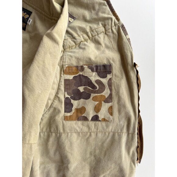 Men's Vintage GAMEHIDE Camo Insulated Duck Hunting Vest, Size M - Picture 9 of 12